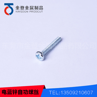电蓝锌自功螺丝